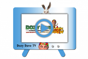 Watch our videos showing Dozy Dave entertaining children of all ages.